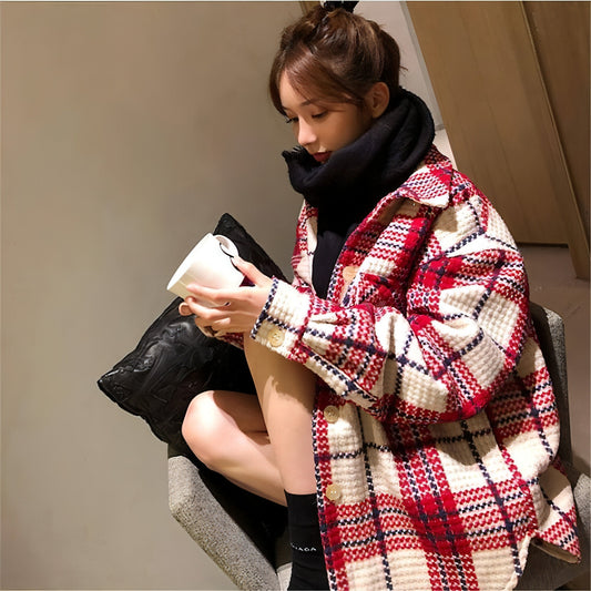 A1. Women's Autumn And Winter Woolen Coat